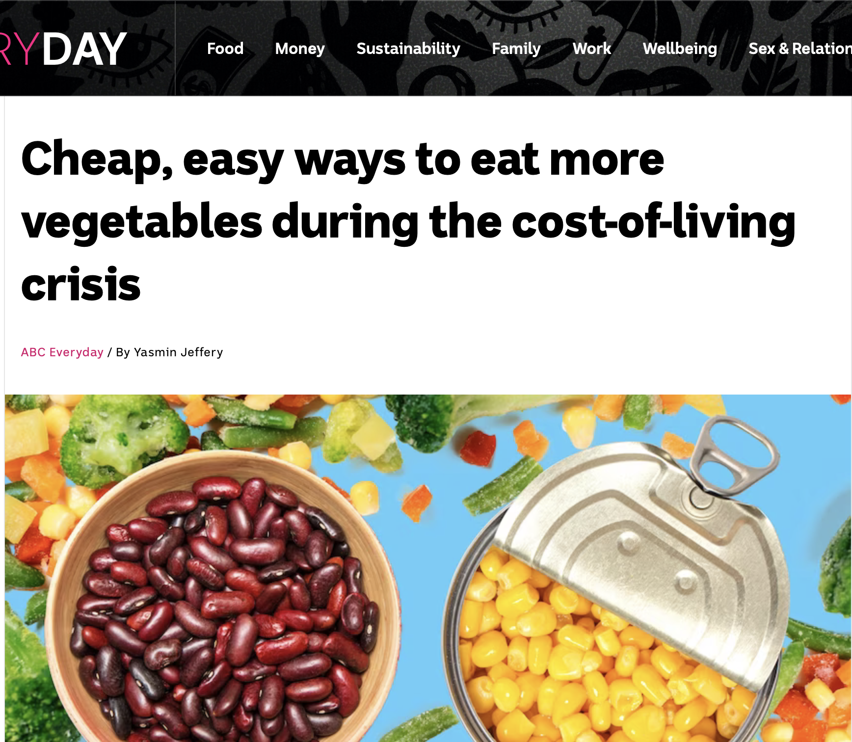 ABC Everyday: Cheap Easy Ways to Eat More Veggies During the Cost of Living Crisis