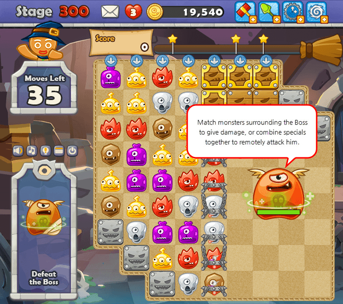 Defeat the Boss. Keep on attacking until it loses all life..png