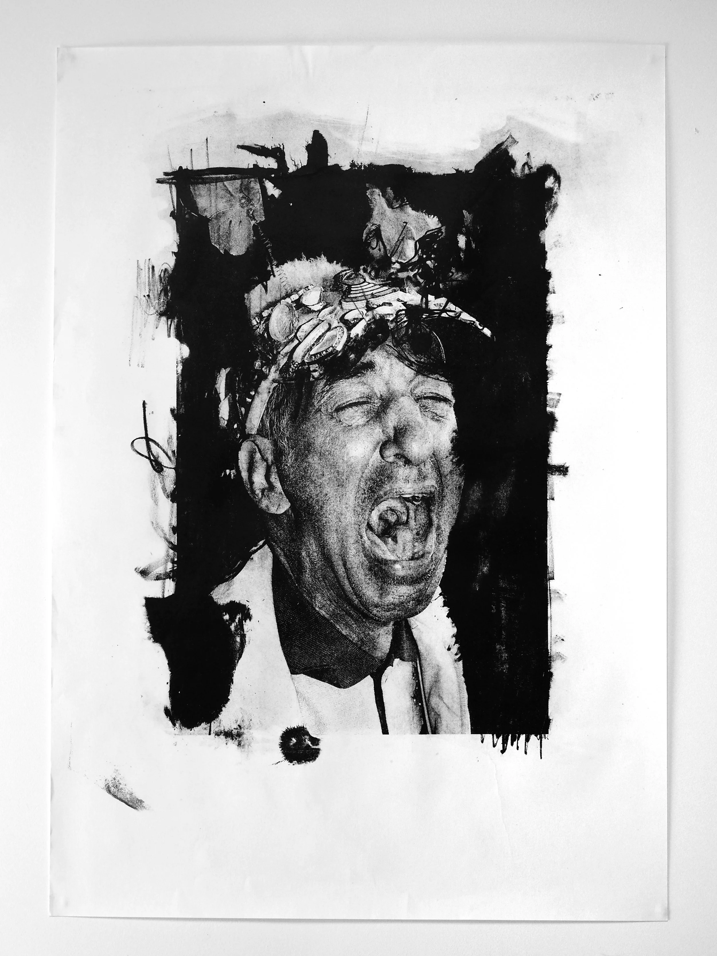 no title,  Marseille, Lithography , size 70*50, 1/1 . 2022