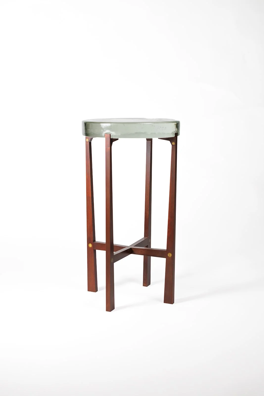 Steel, Brass & Cast Glass.
Mortise and Tenon Joinery