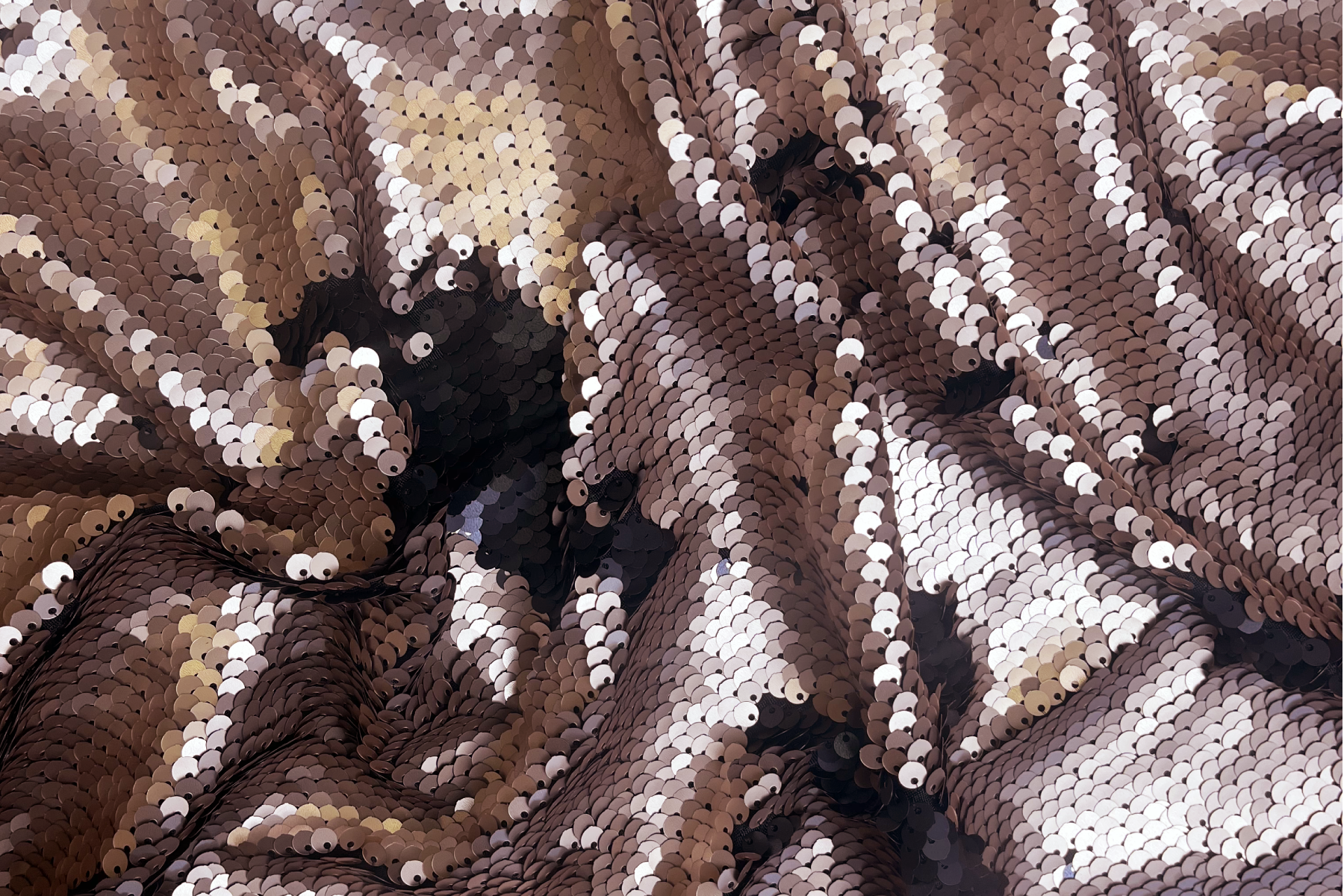 Chameleon Glitz Sequins - Black & Champagne