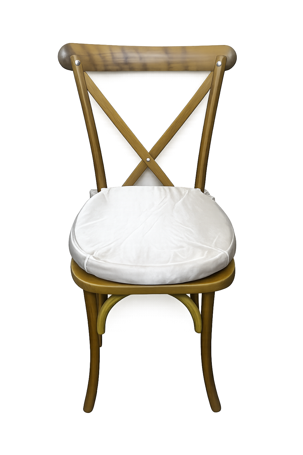 Chair Cushion Cover - Silver Silk