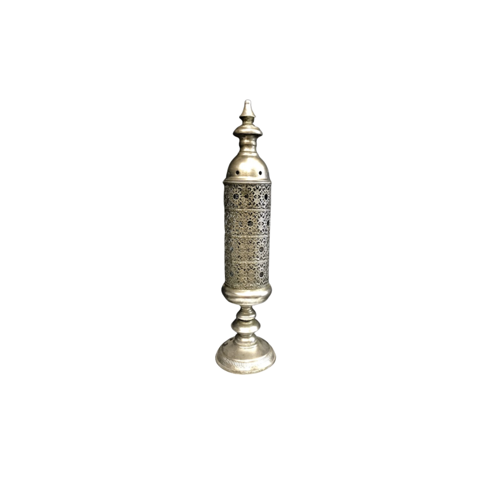 Large Isadora Lantern Silver