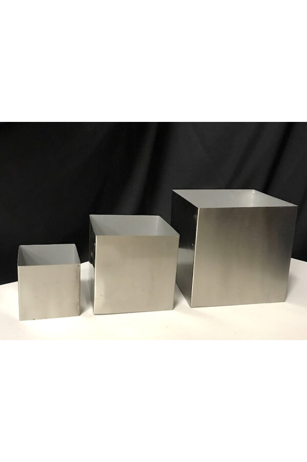 Aluminium Cube Vase Set