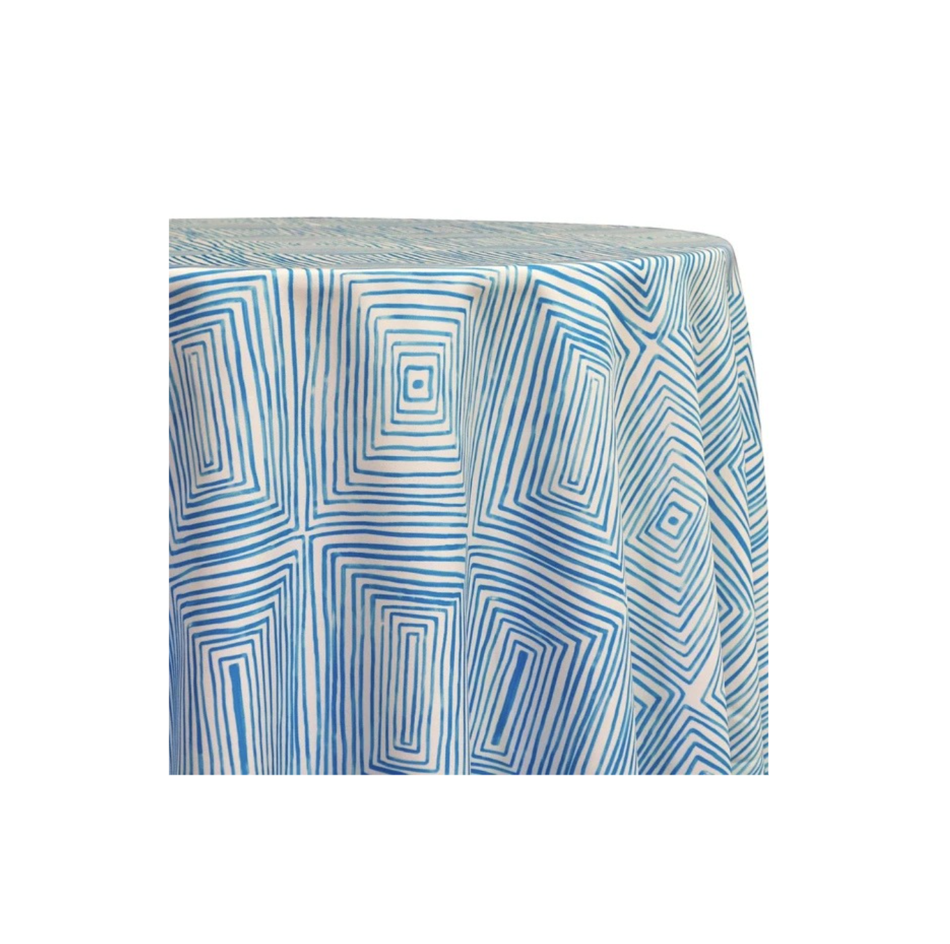 Modena (Poly Print)Table Linen in Turquoise