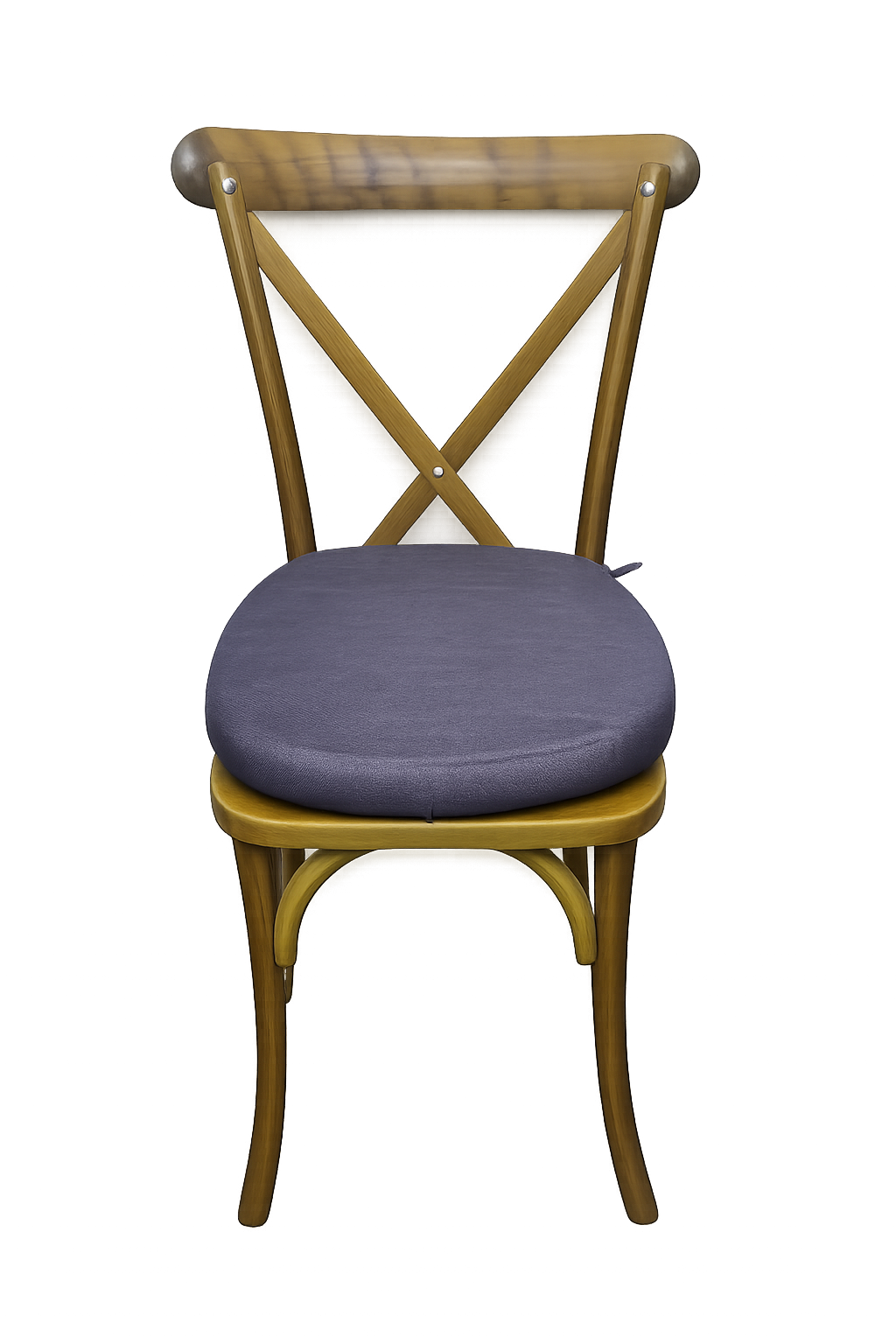 Chair Cushion Cover - Navy Linen