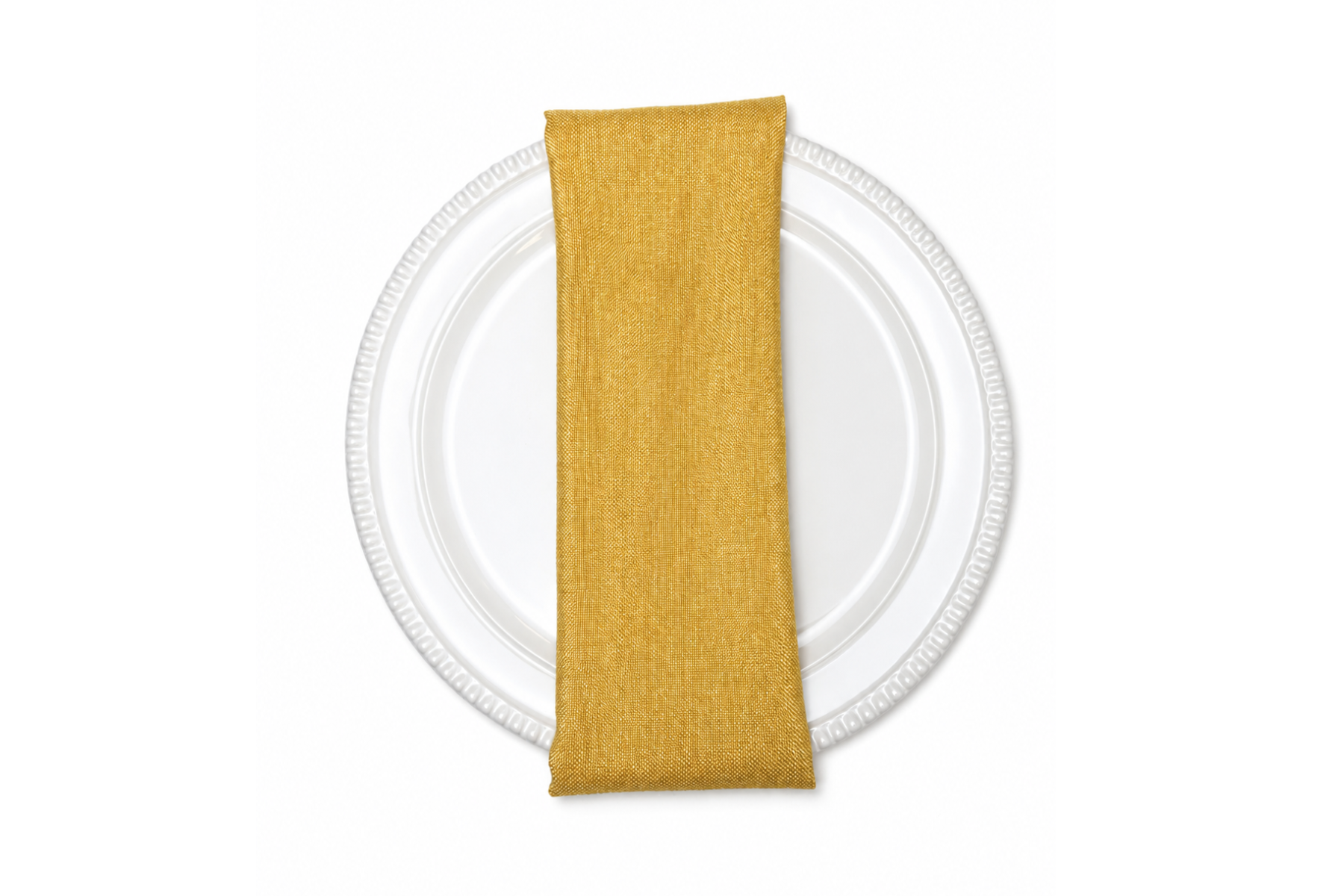 Vintage Linen Napkin - Sunshine Metallic