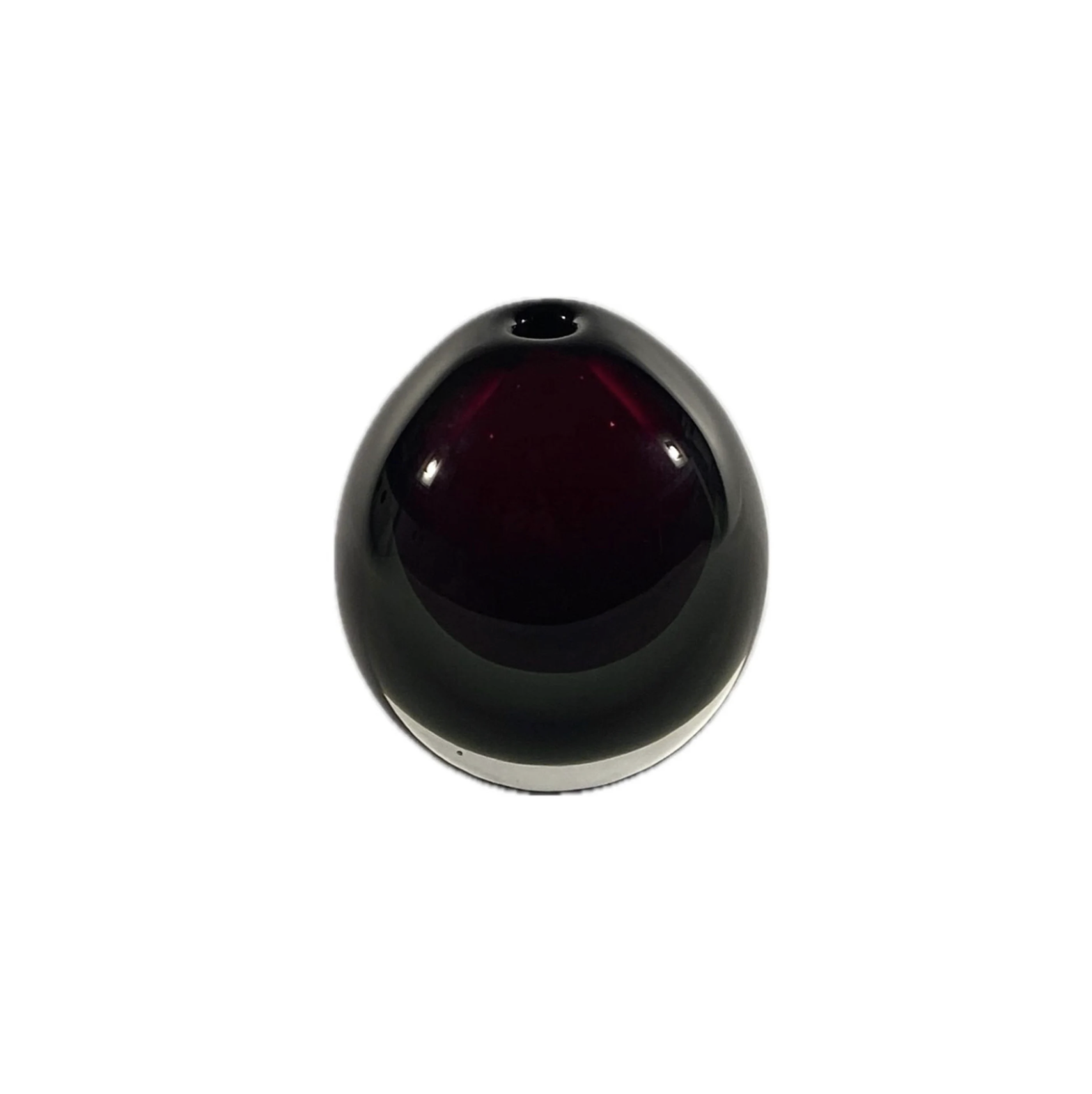 Deep Purple Orb Bud Vase
