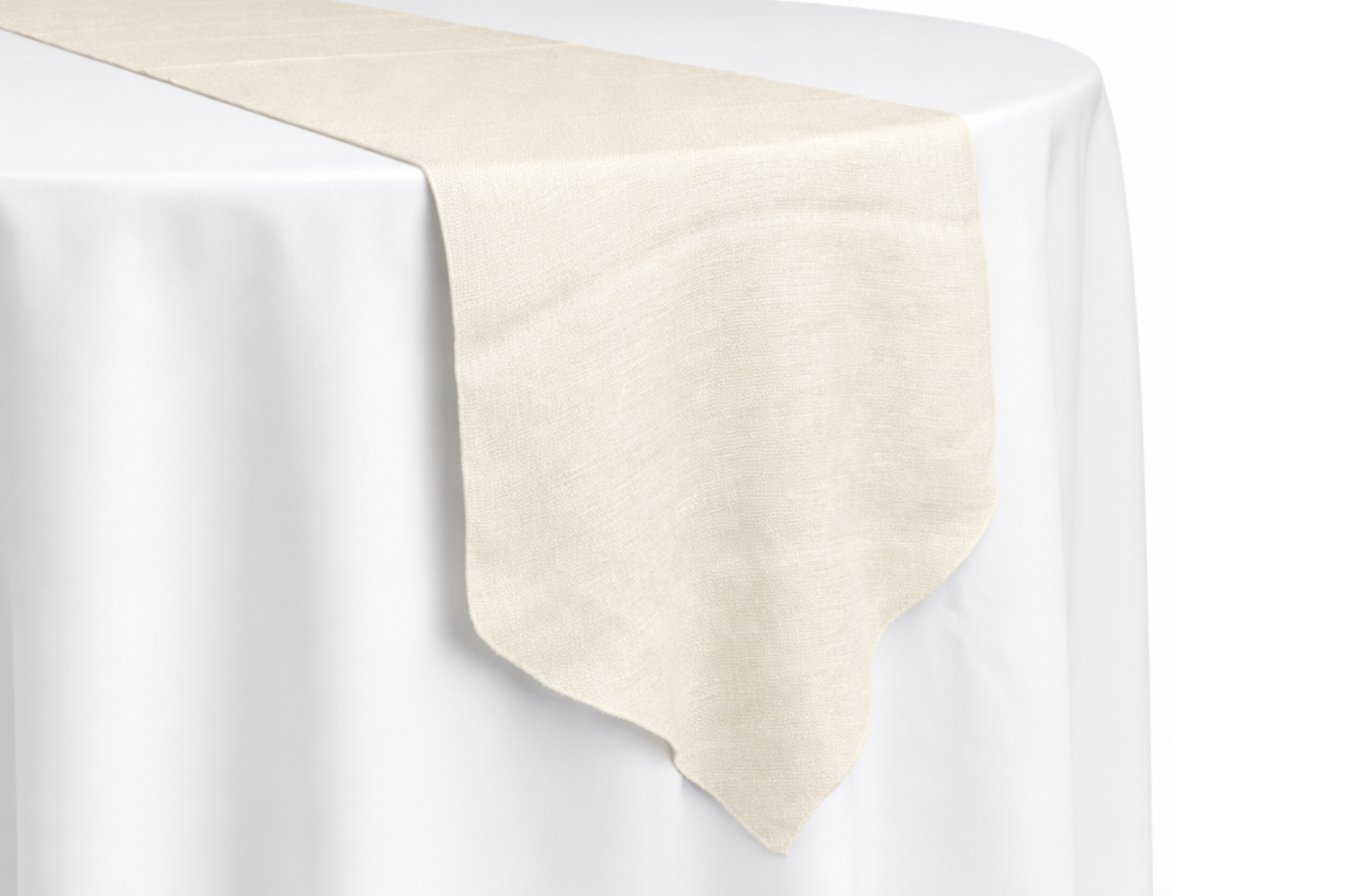 Vintage Linen Runner - Ivory