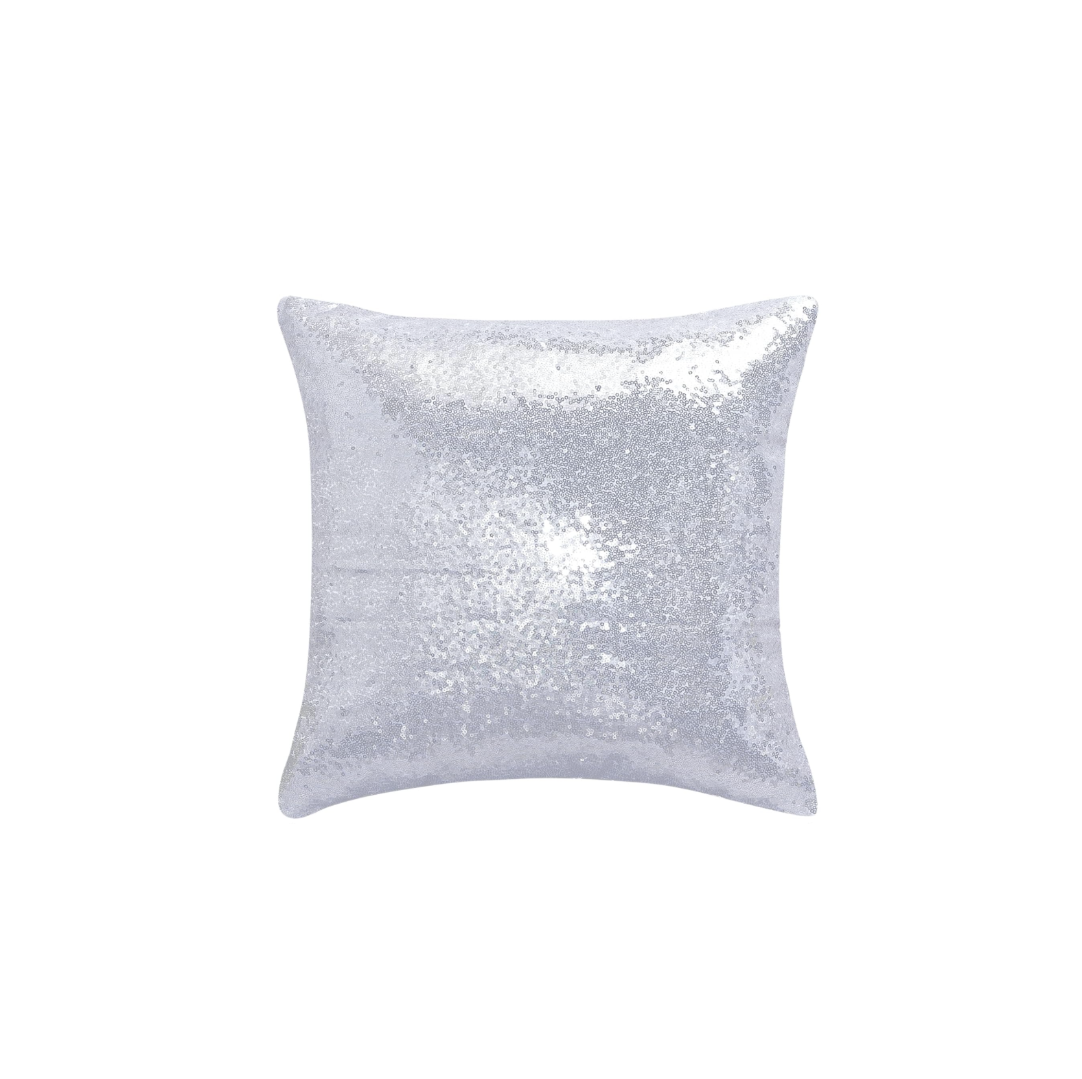 Silver Sequin Pillow