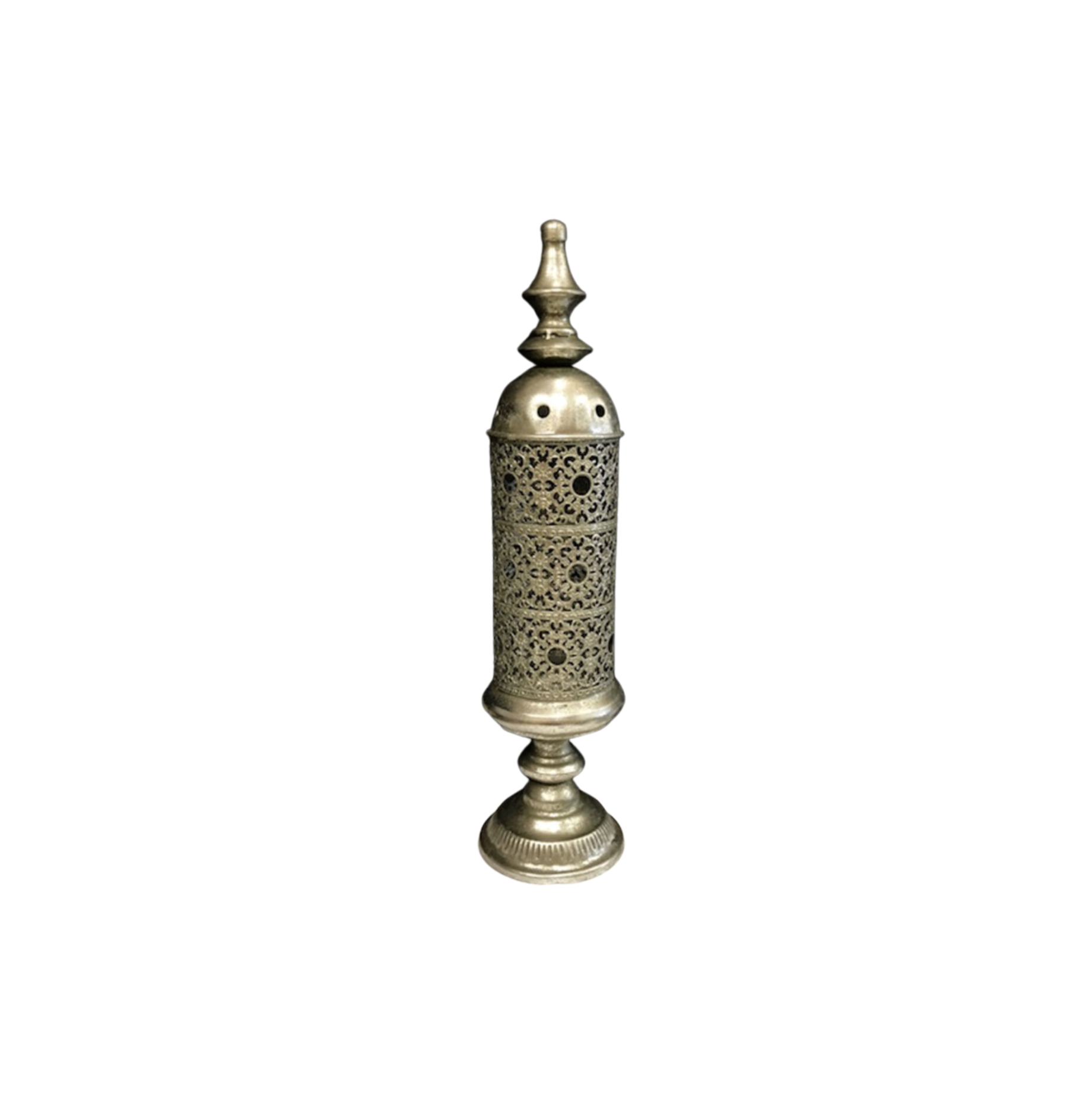 Small Isadora Lantern Silver