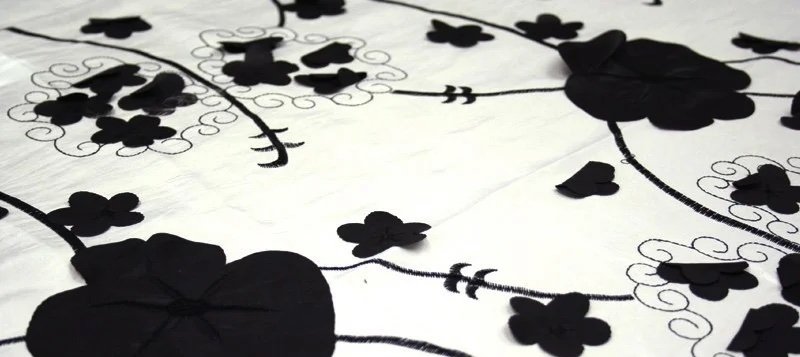 Lily Pad Taffeta - Black White.jpg