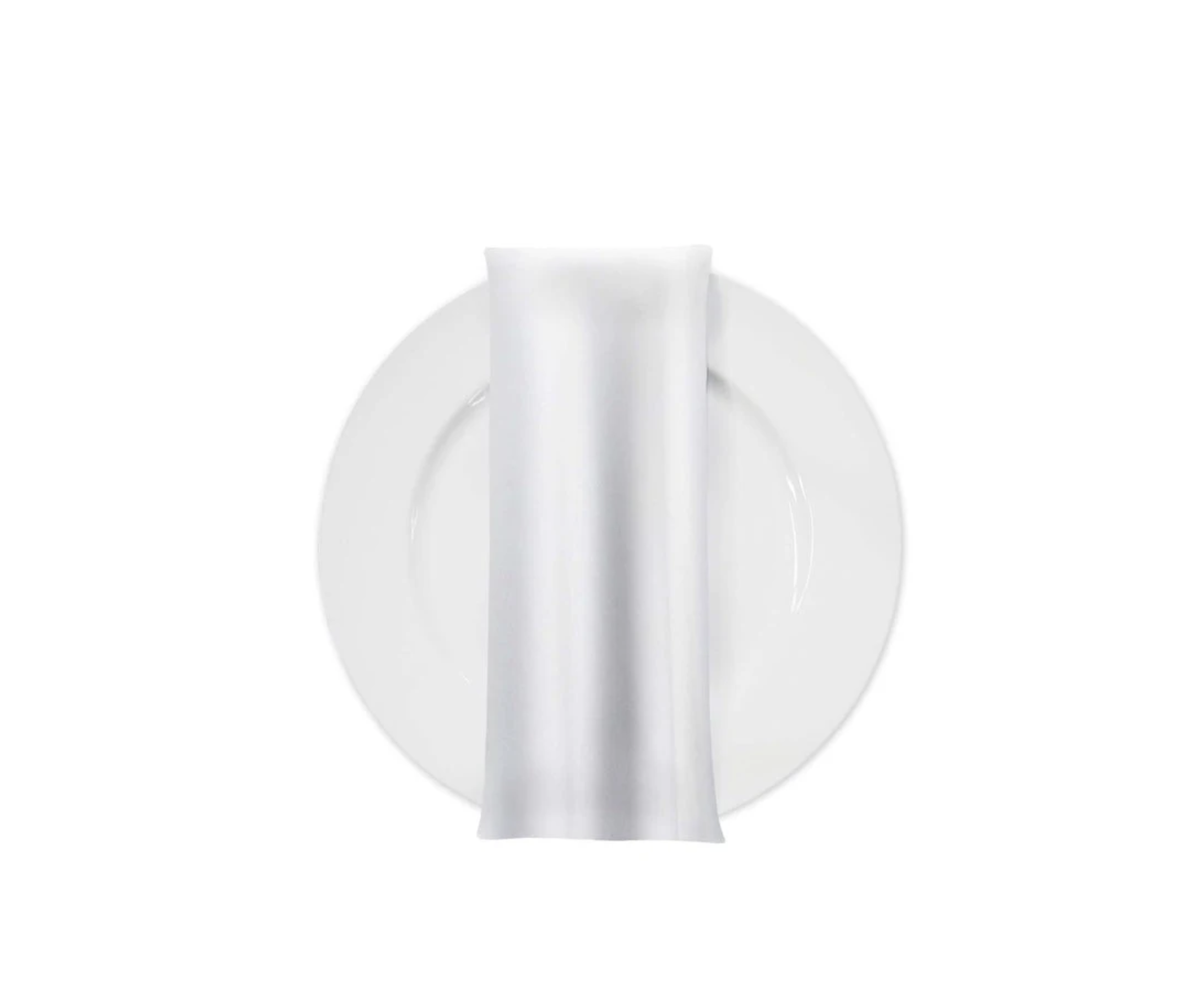 Premium Poly (Poplin) in White Napkin
