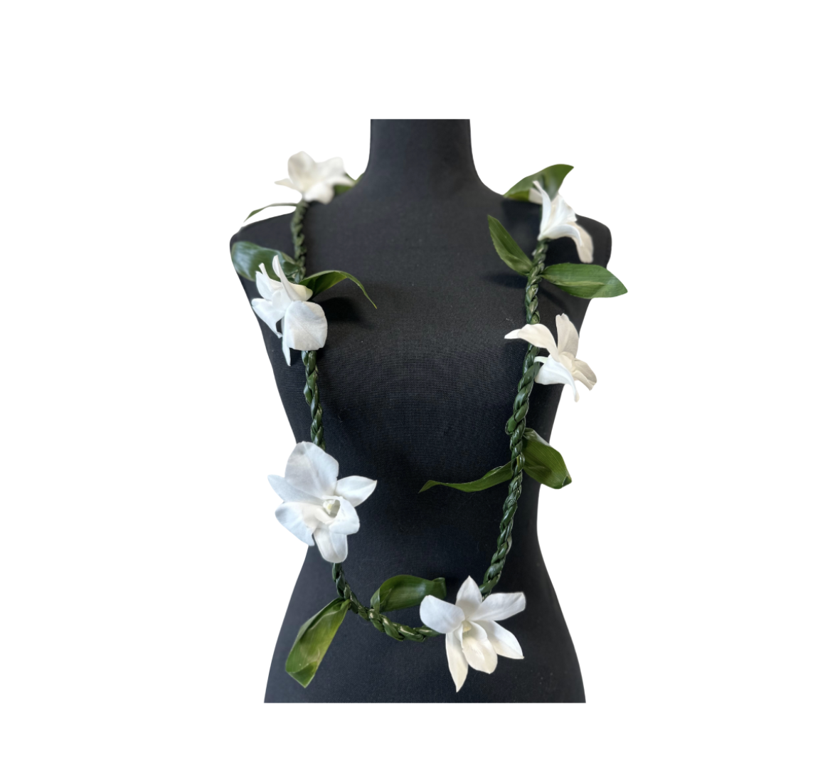Ti Leaf Rope Lei w/ Dendrobium