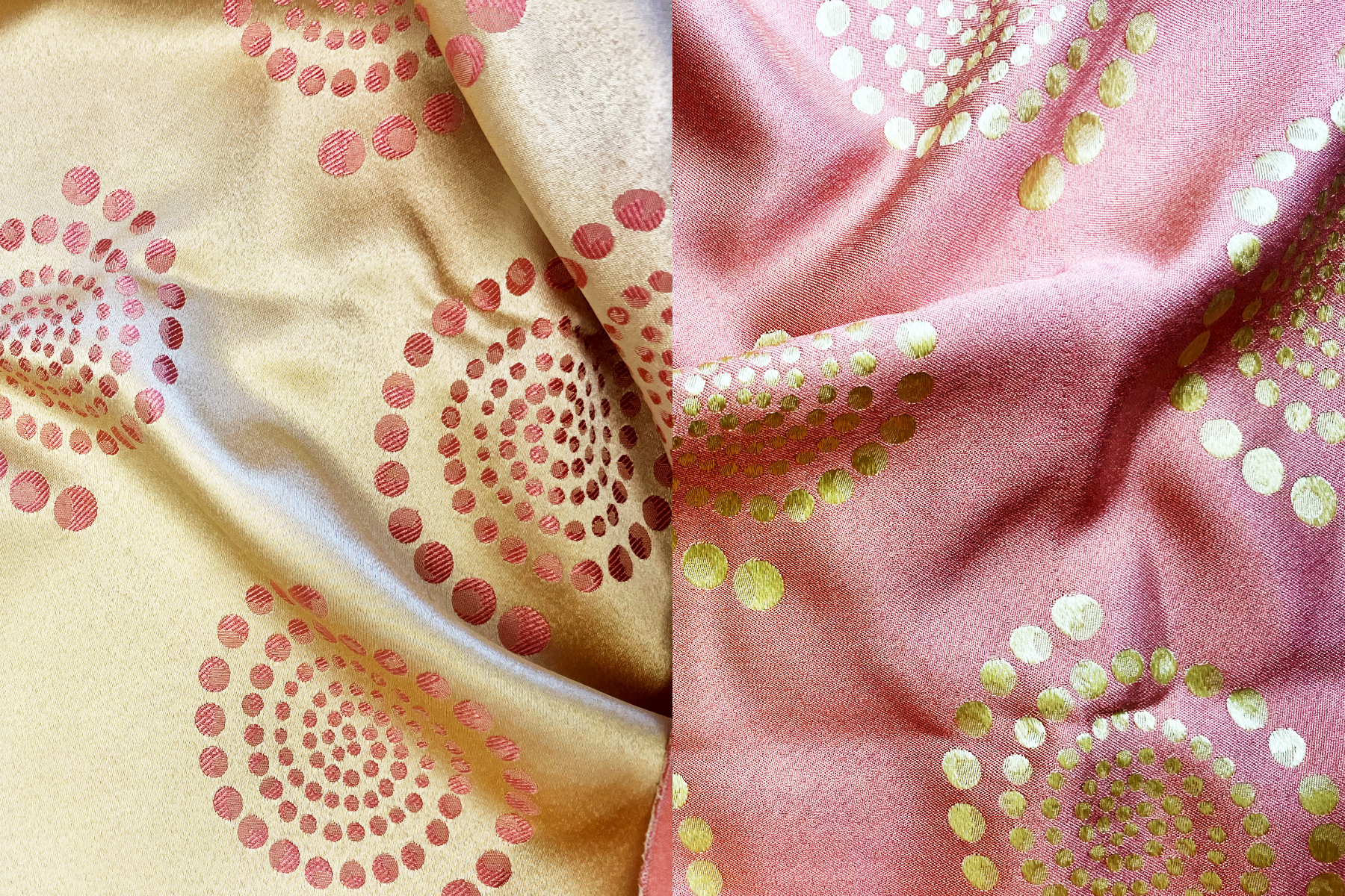 Whirligig Linen (Reversible) - Orange