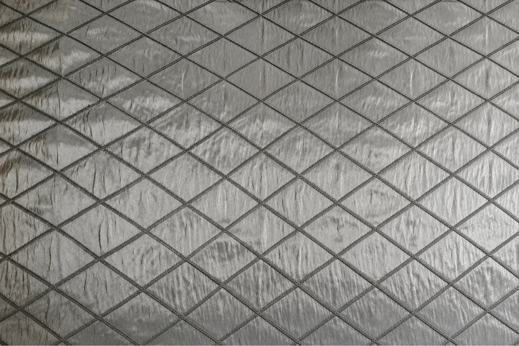 Quilted Diamond Taffeta Linen - Black Thumb.png
