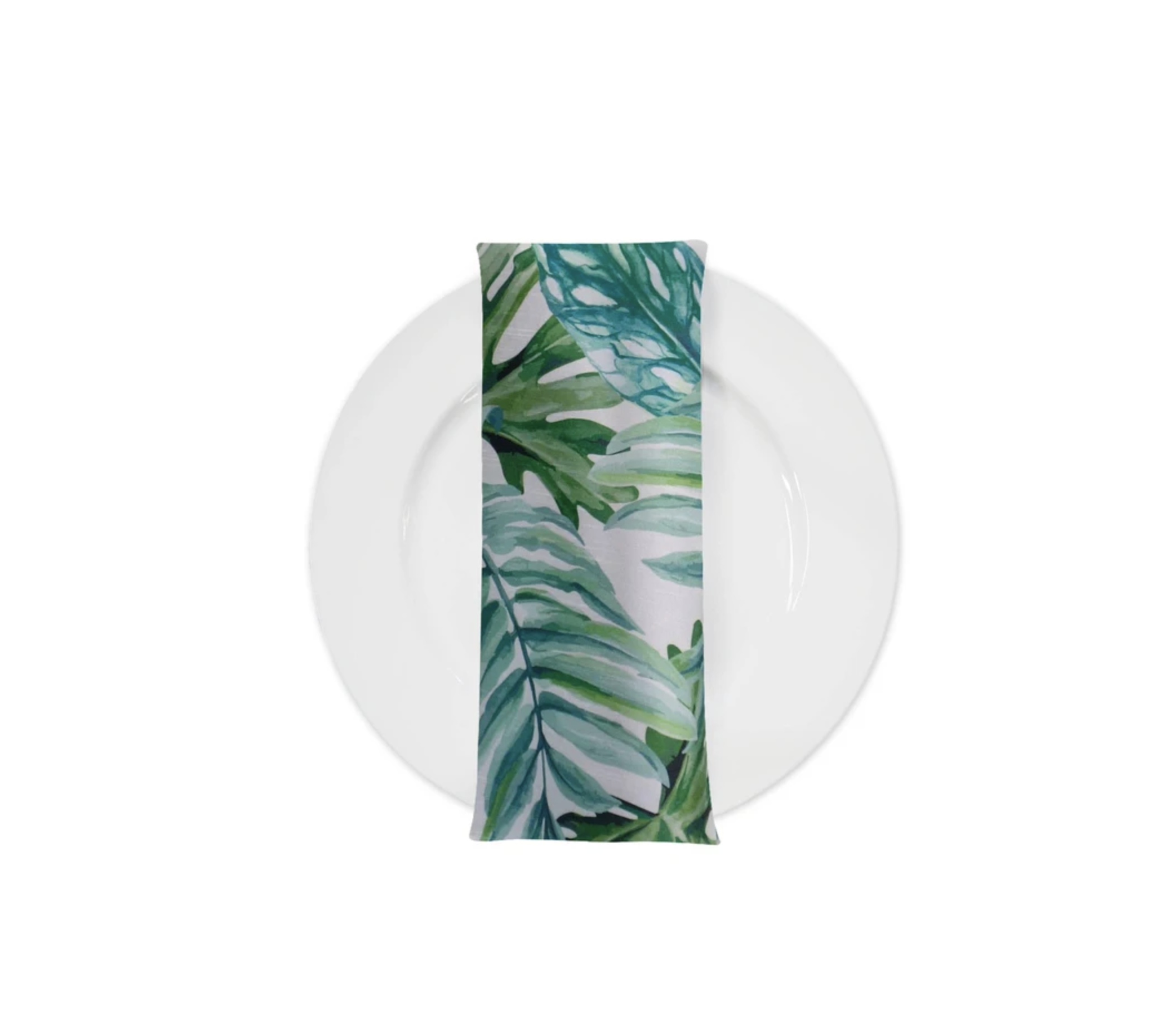 Napkin, Tropical Print in Green