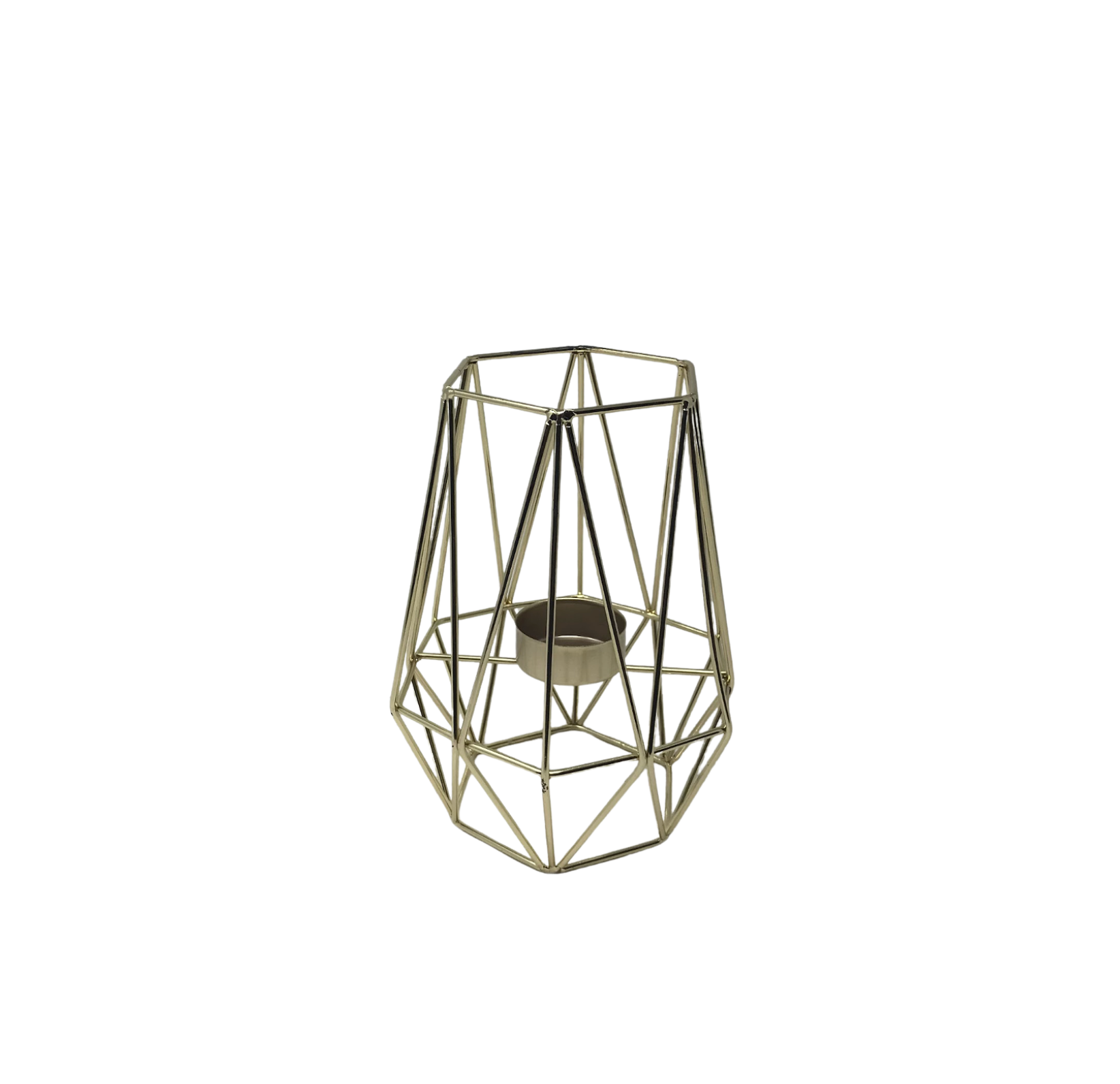 Gold Geo Tear Drop Votive