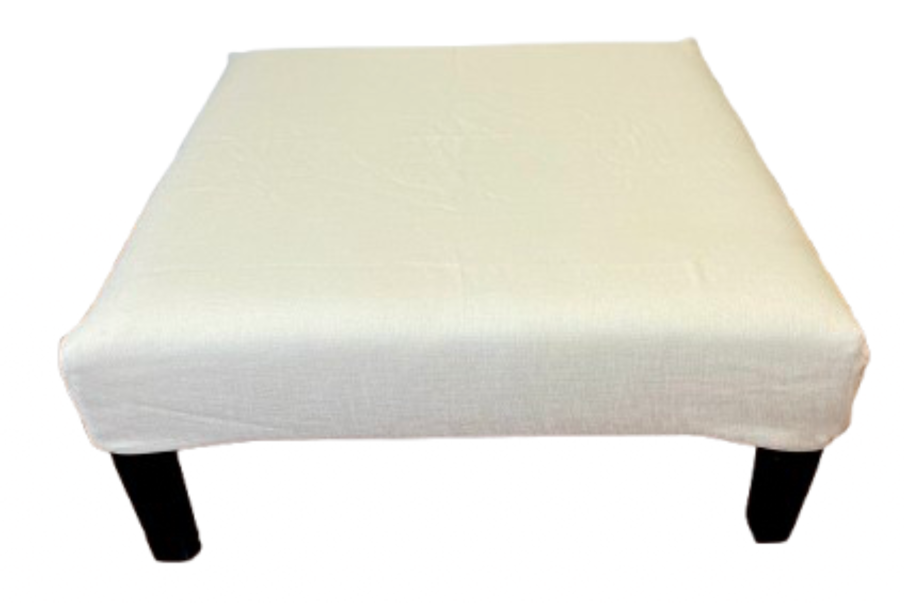 Koby Ottoman - Ivory Vintage
