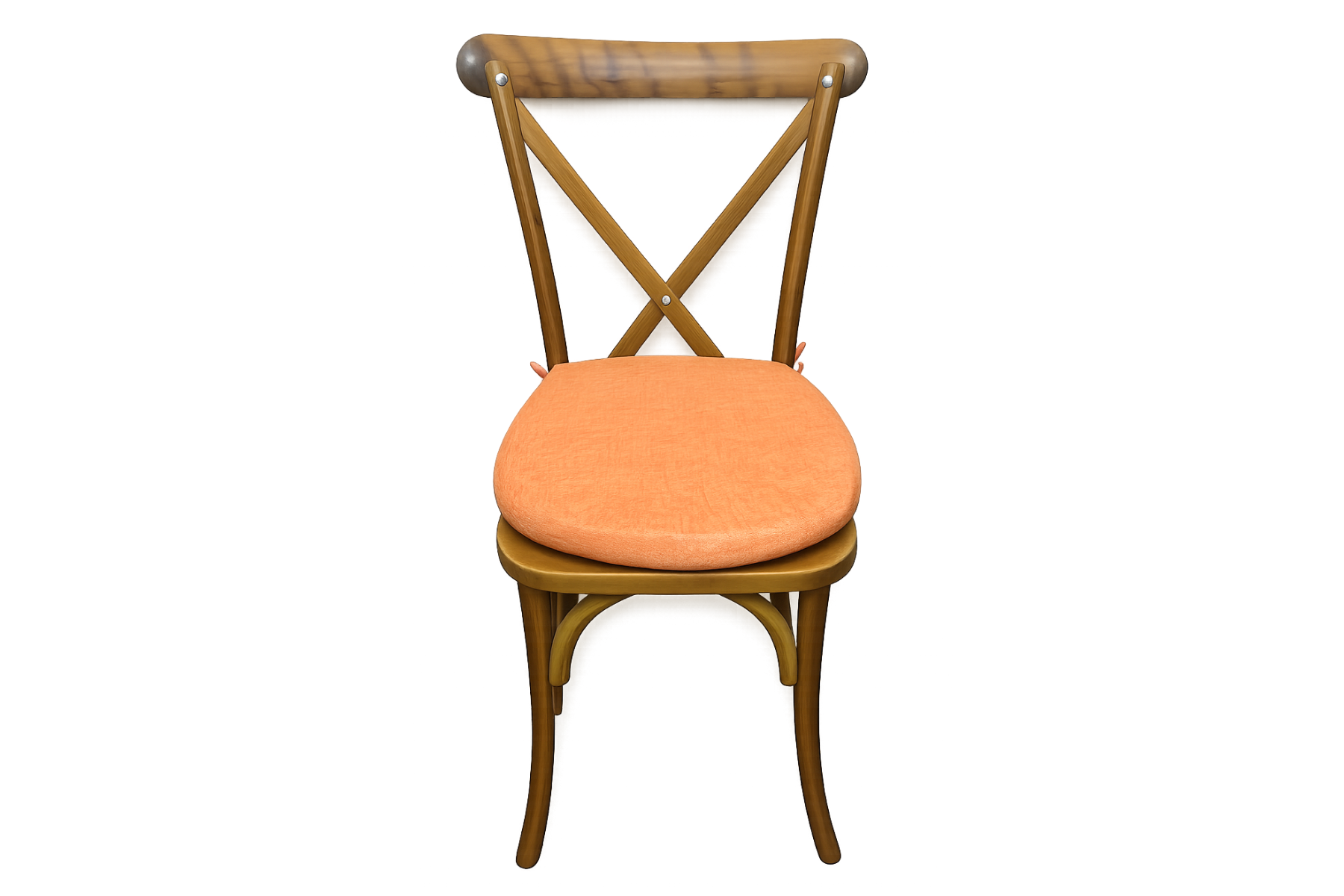 Chair Cushion Cover - Mandarin Orange Linen Listing.png