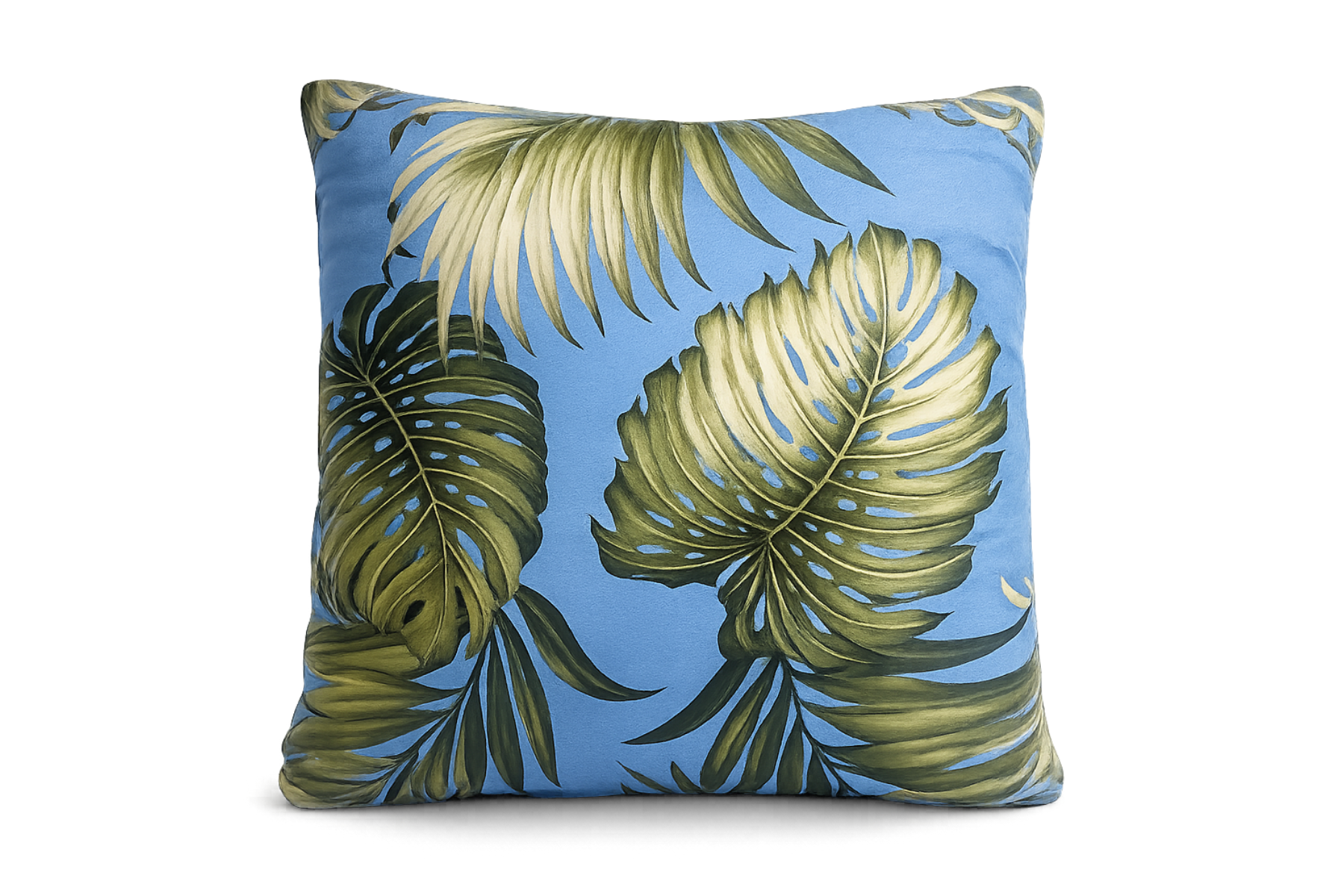 Island Print Pillow - Monstera Sky Thumb.png