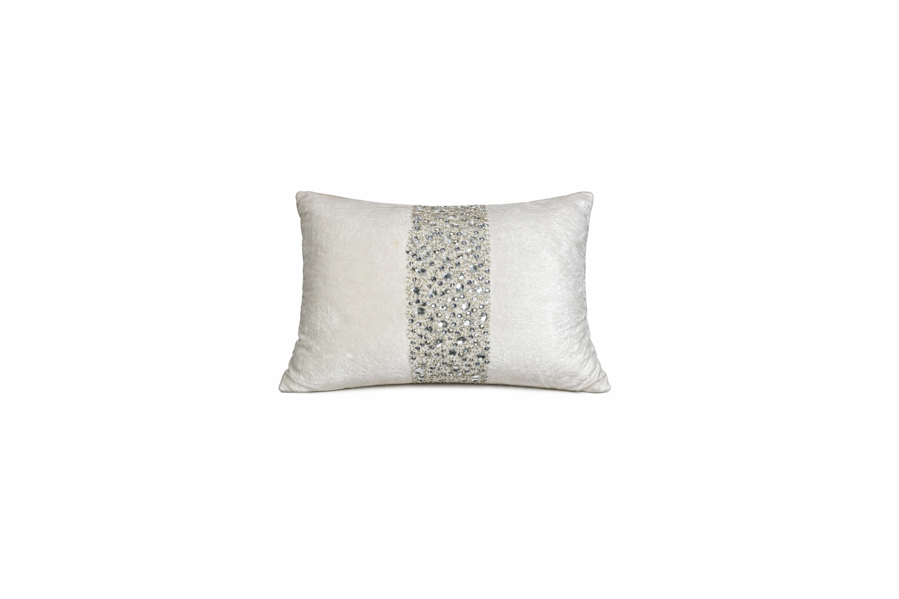 Velvet Rhinestone Pillow - Cream Listing.png