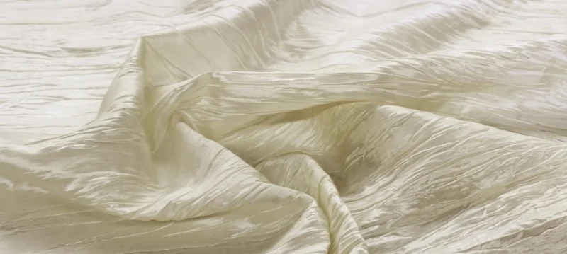 Crush Taffeta - Ivory