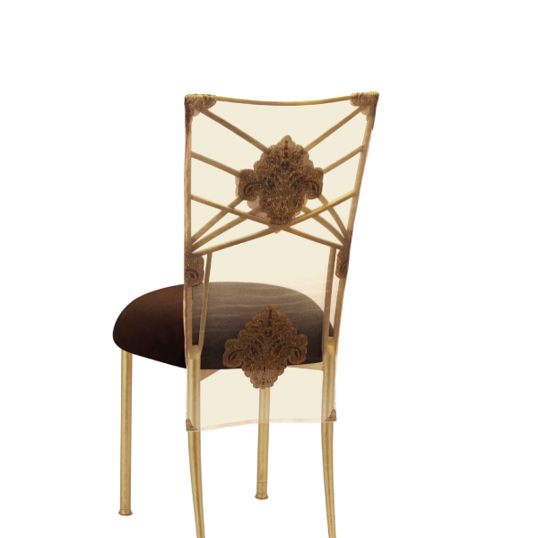 Chameleon Chair Back - Organza Medallion