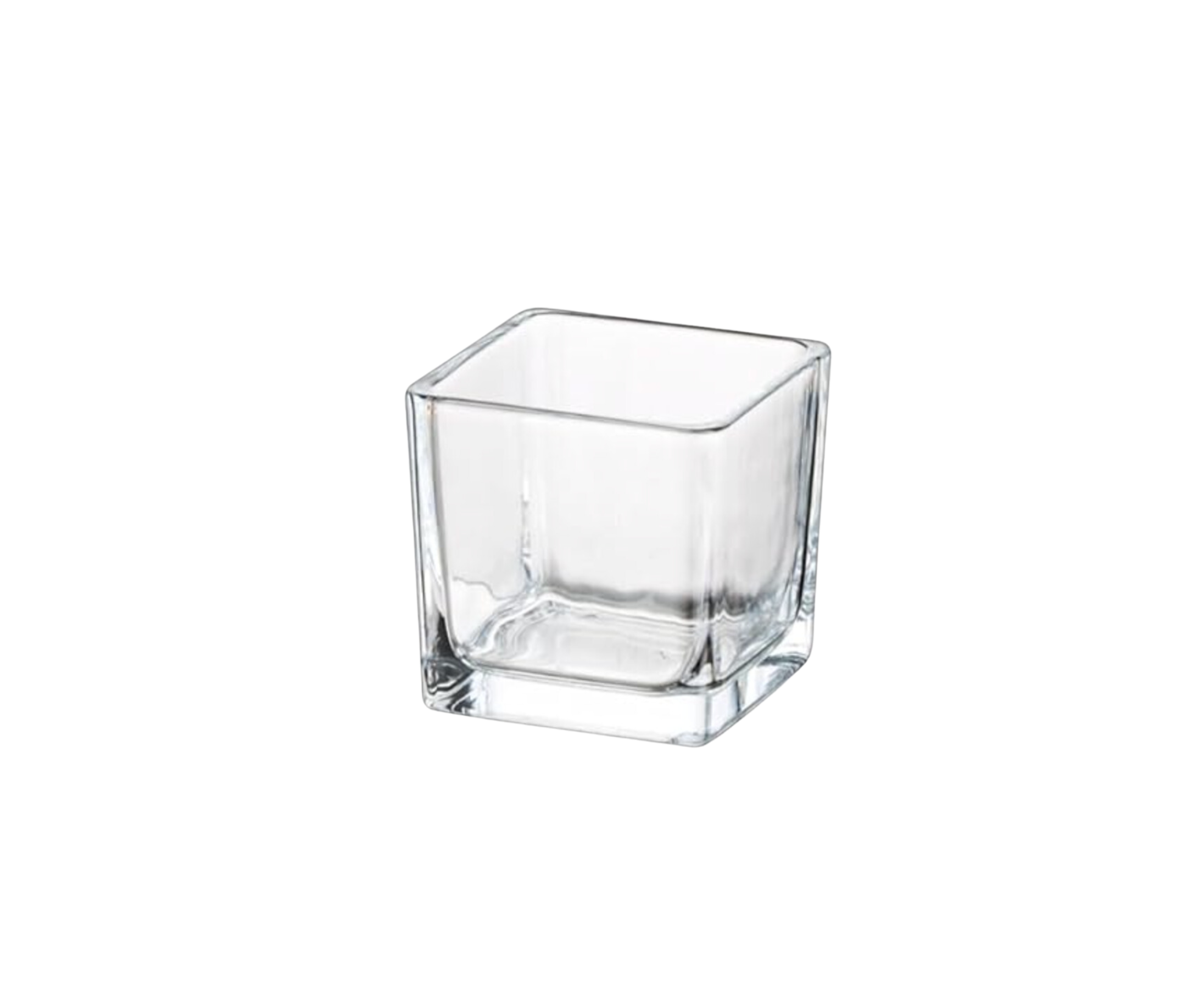 Small Clear Square Votives