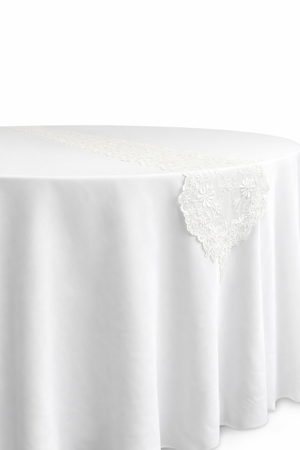 Heirloom Lace Runner (handmade) - White 01.png