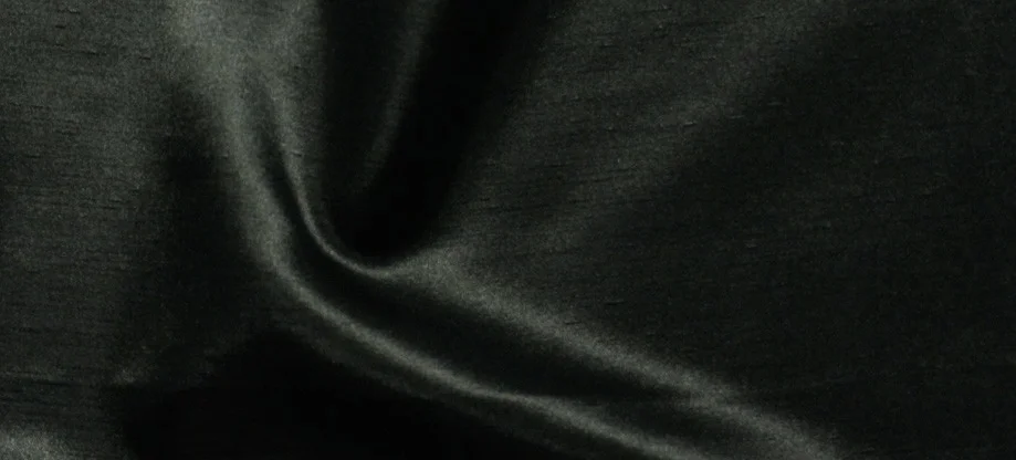 Shantung Linen (Reversible)	- Black