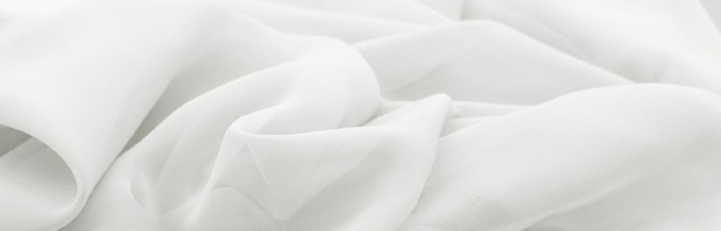 Chiffon King Drapes - White / Ivory