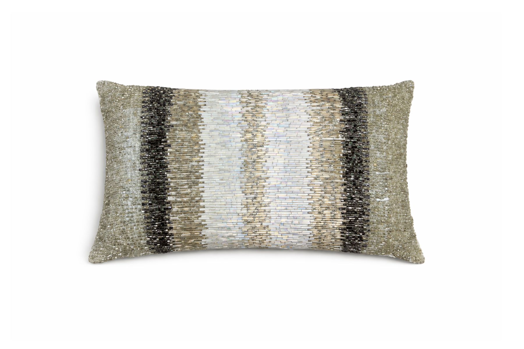 Beaded Pillow - Gold, Black, Cream Thumb.png