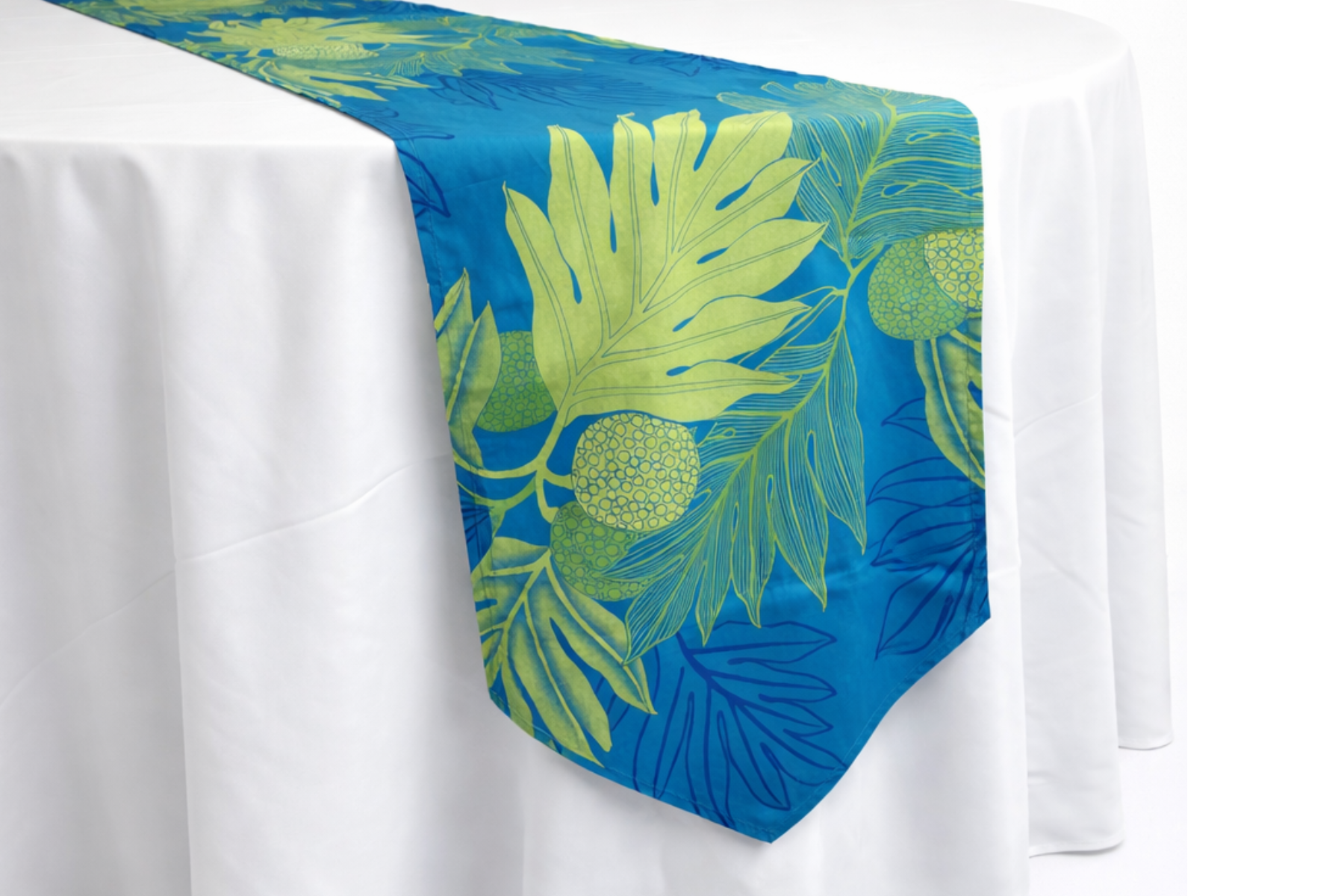 Hawaiian Print Runner - Seafoam