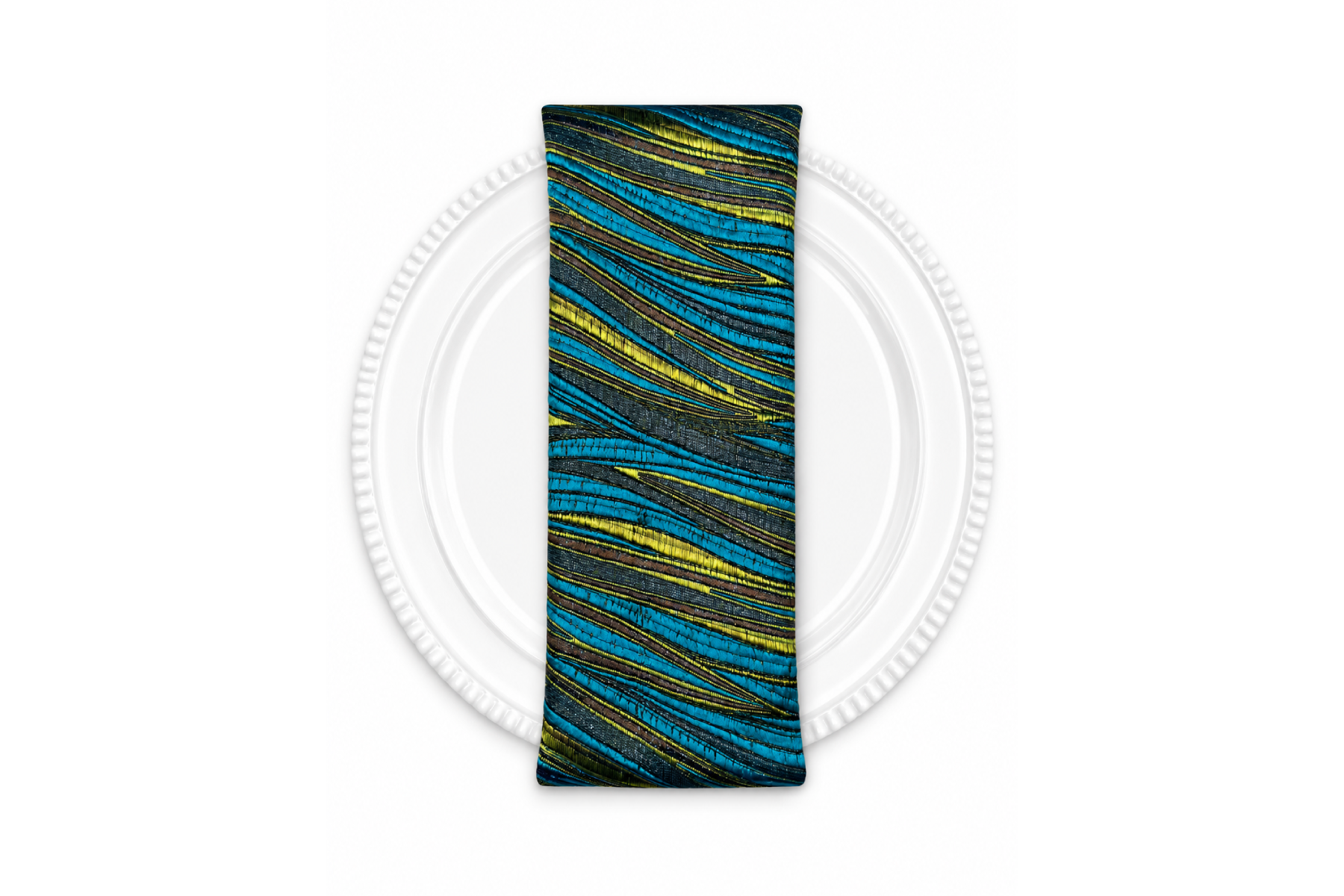Allure Jacquard Napkin - Peacock