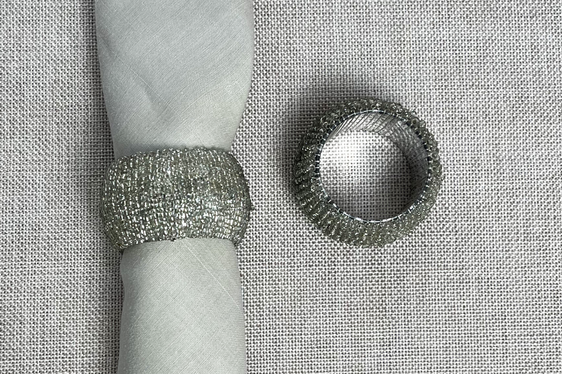 Beaded Sparkle Napkin Ring