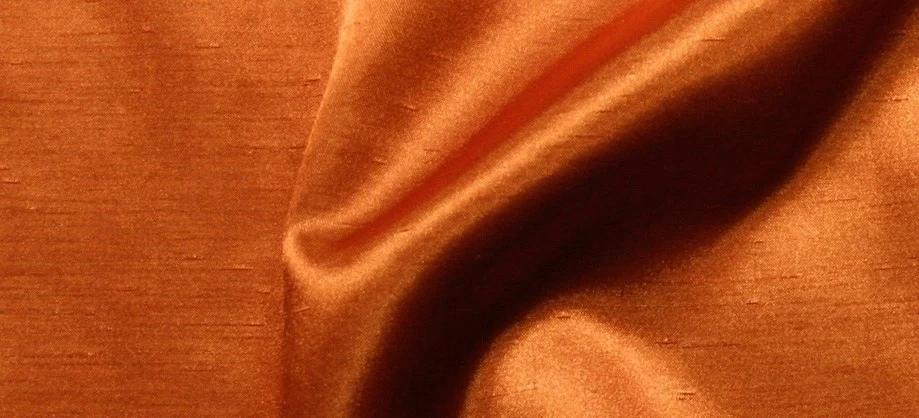 Shantung Linen (Reversible)	- Rust