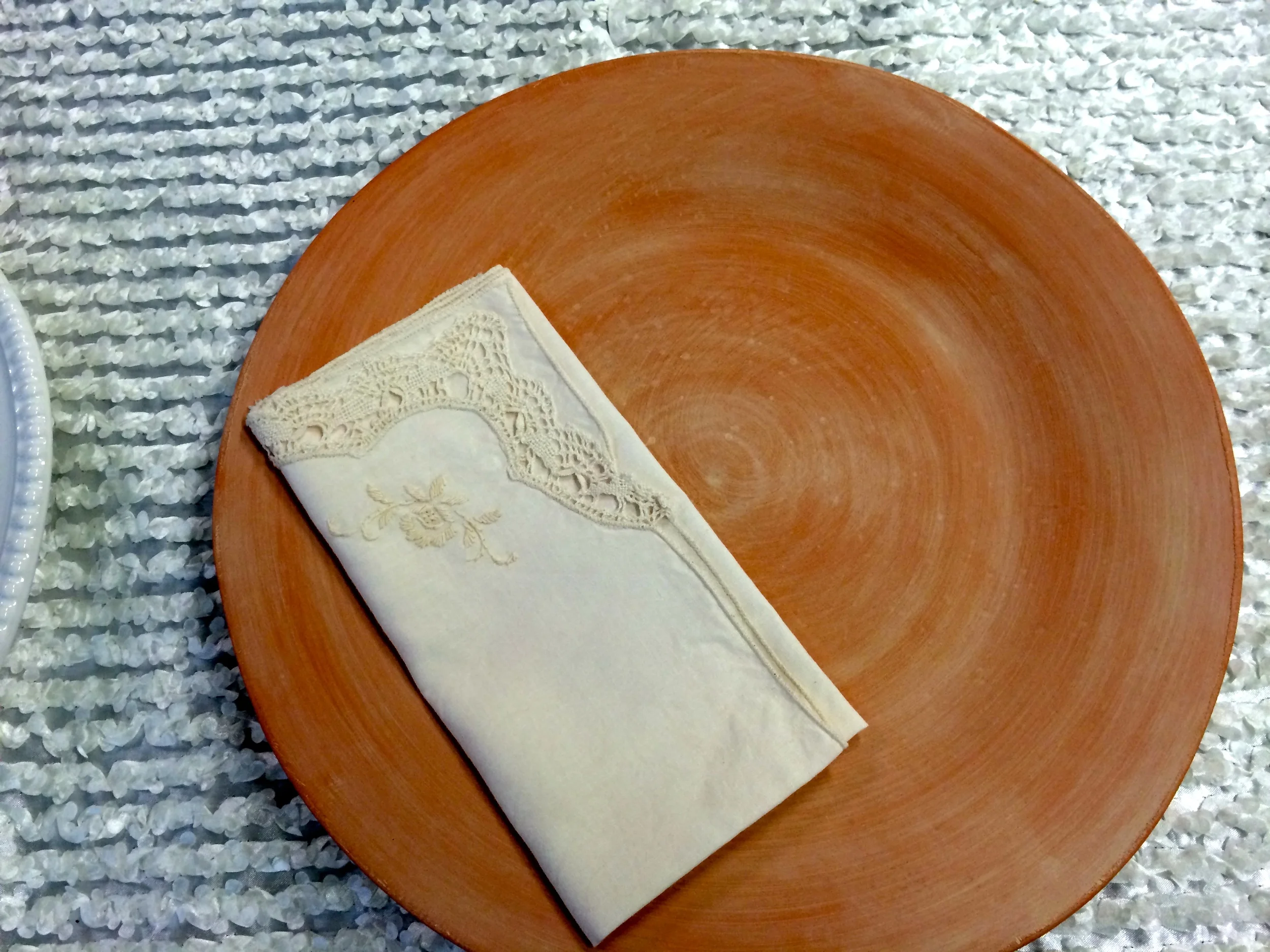 Cluny Lace Napkin - Ecru