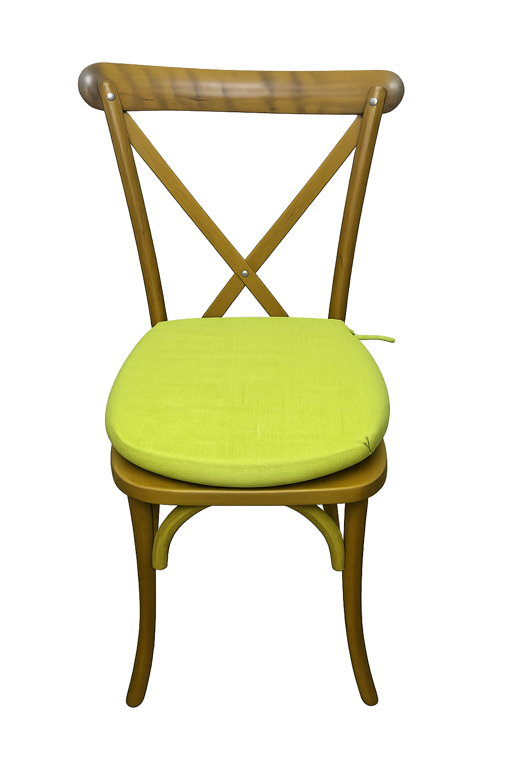 Chair Cushion Cover - Lime Linen