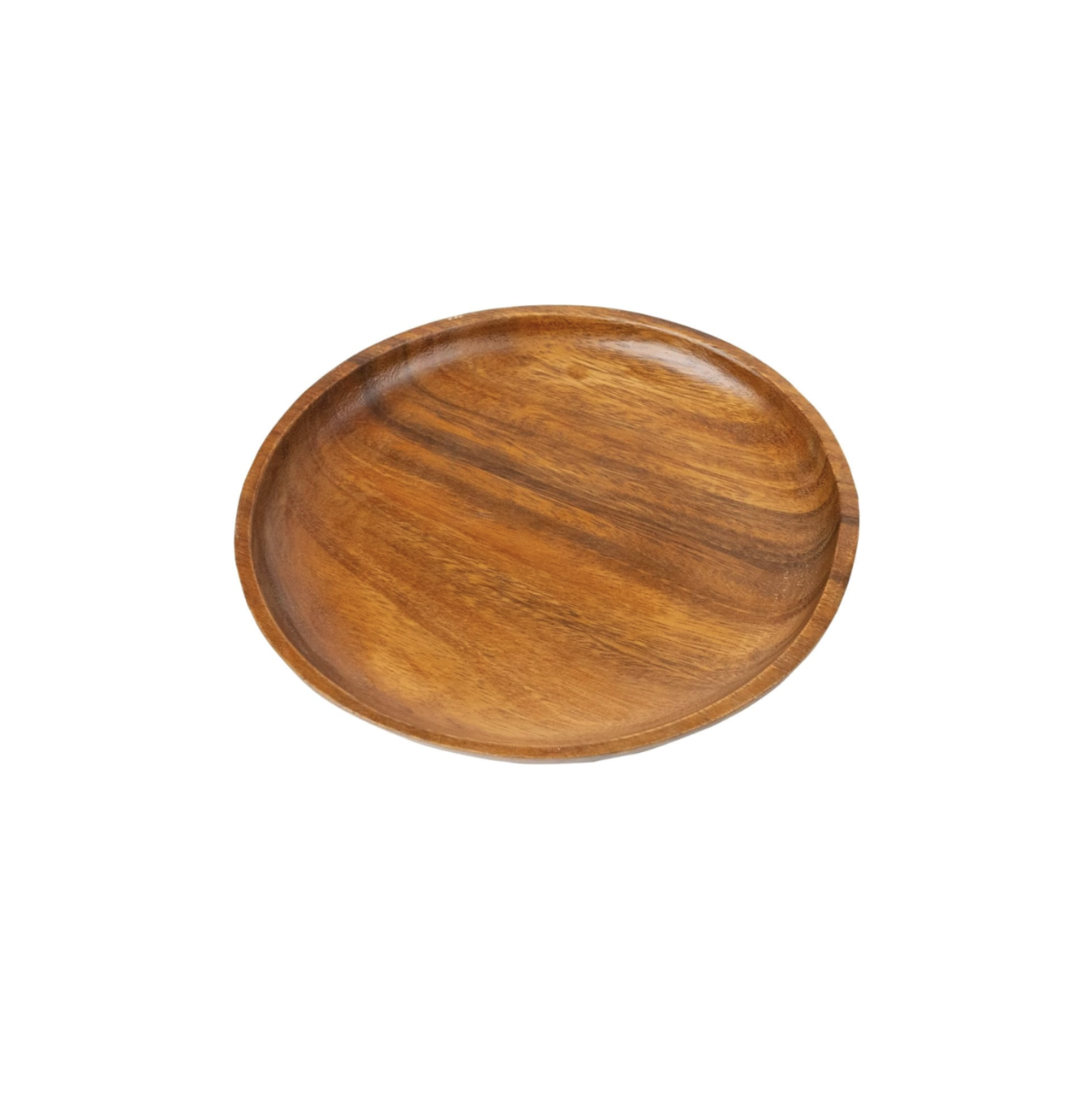 Round Monkey Pod Plate
