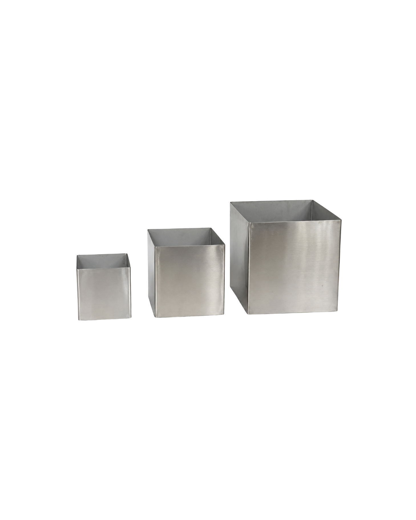 Aluminium Cube Vase Set
