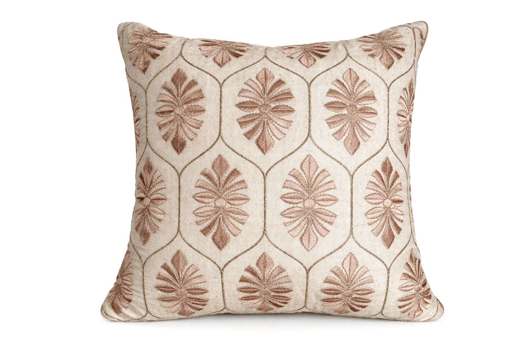 Embroidered Vintage Pillow