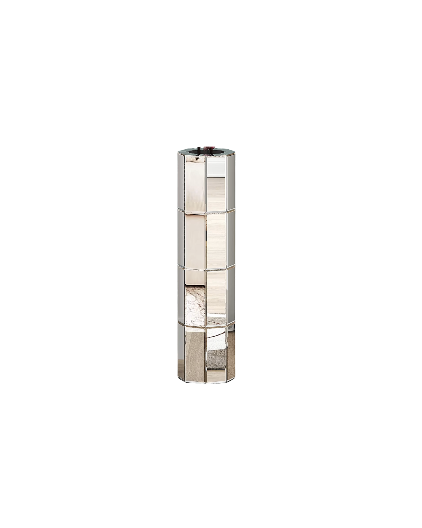 Mirror Octogon Pedestal