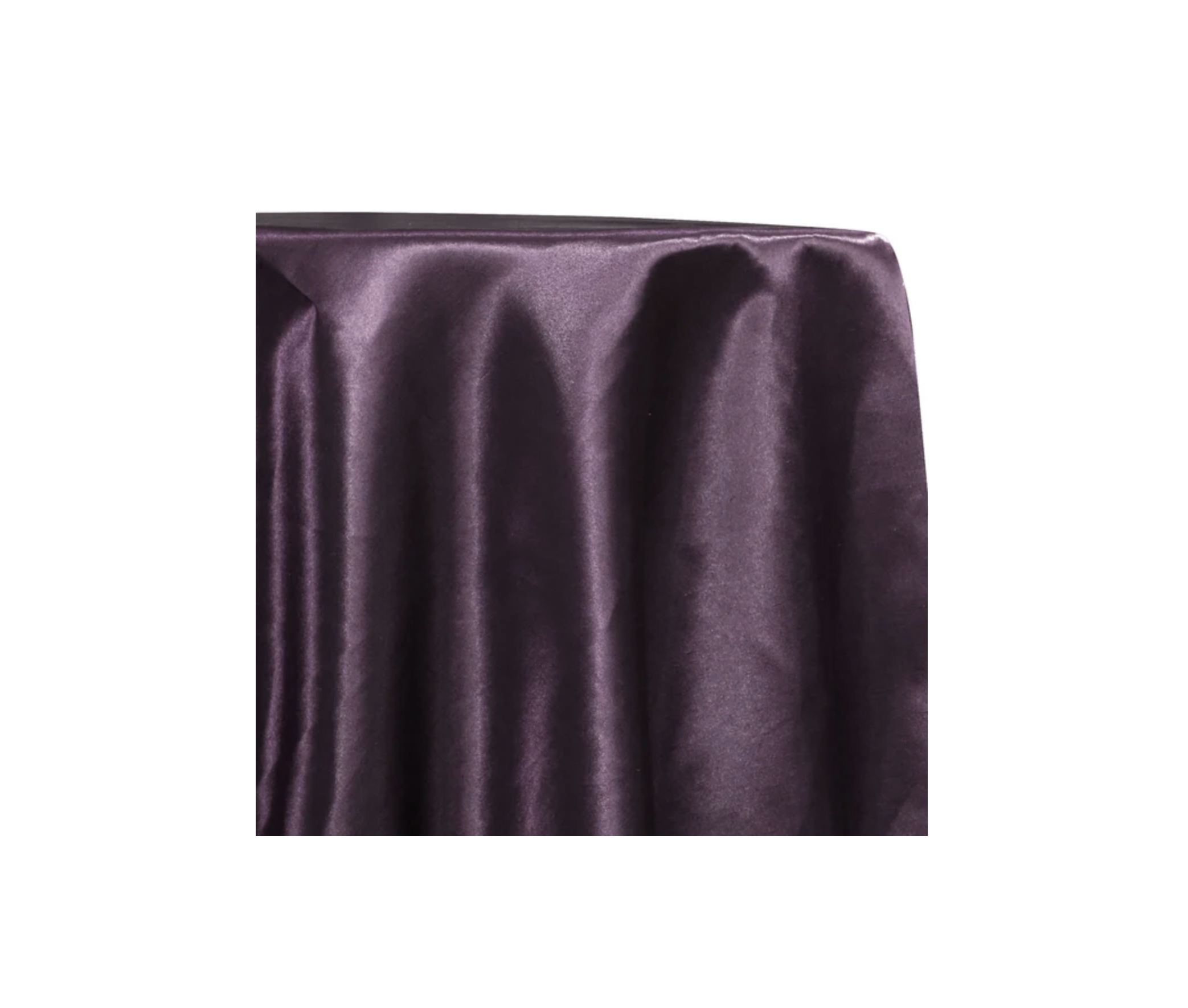 Shantung Satin (Reversible) in Eggplant