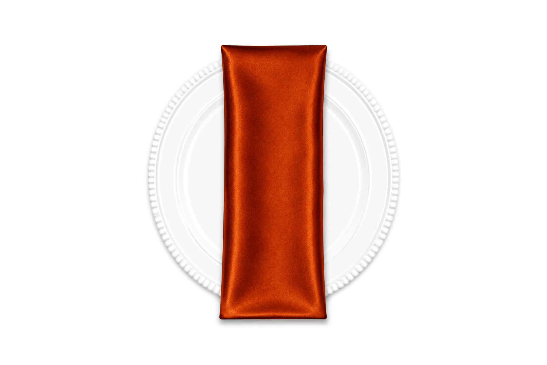 Shantung Napkin - Burnt Orange | Rust