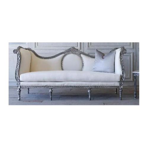 Vintage Sofa - Silver Cream