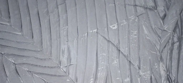 Zigzag Taffeta - Silver