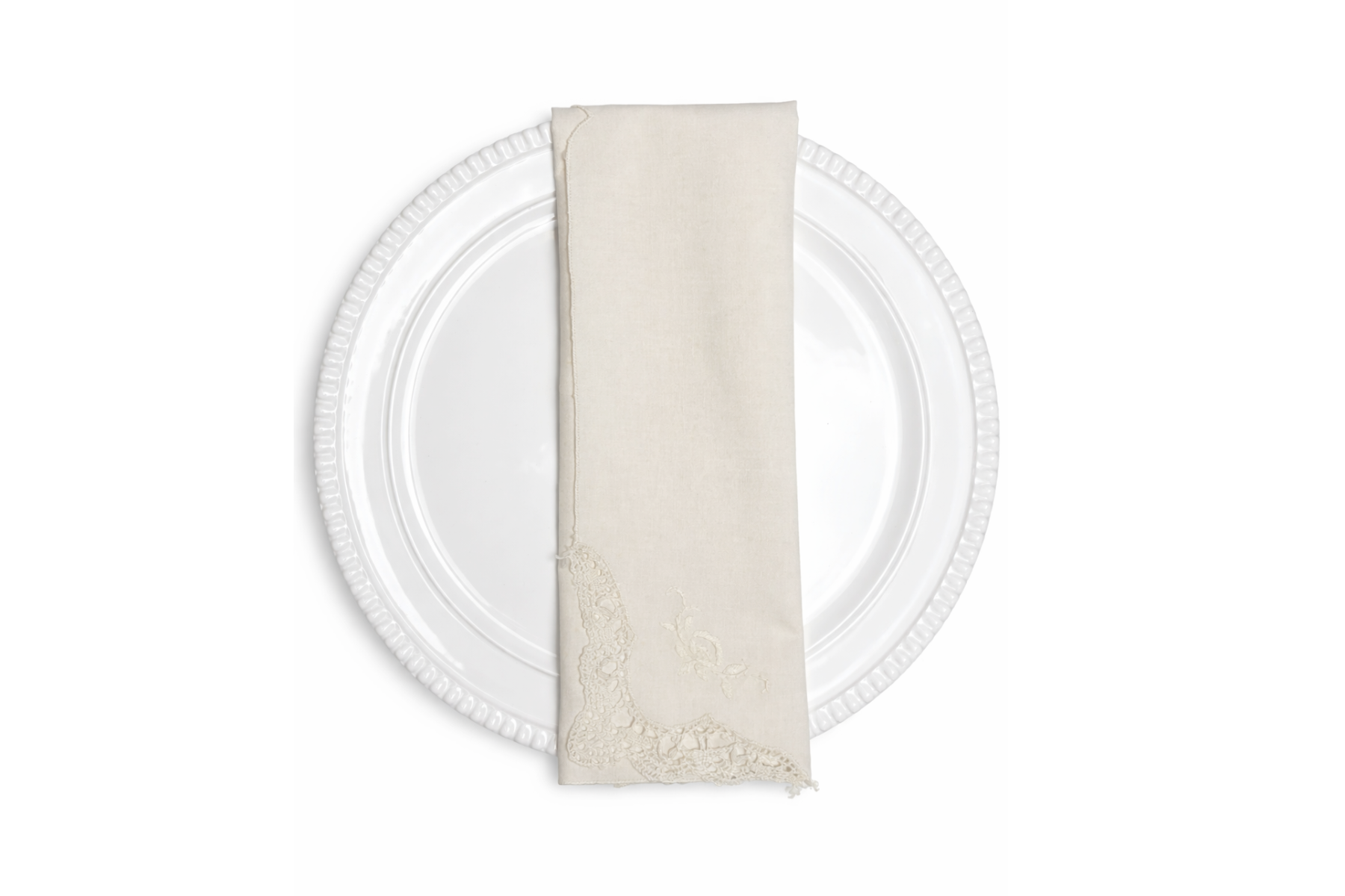 Cluny Lace Napkin - Ecru