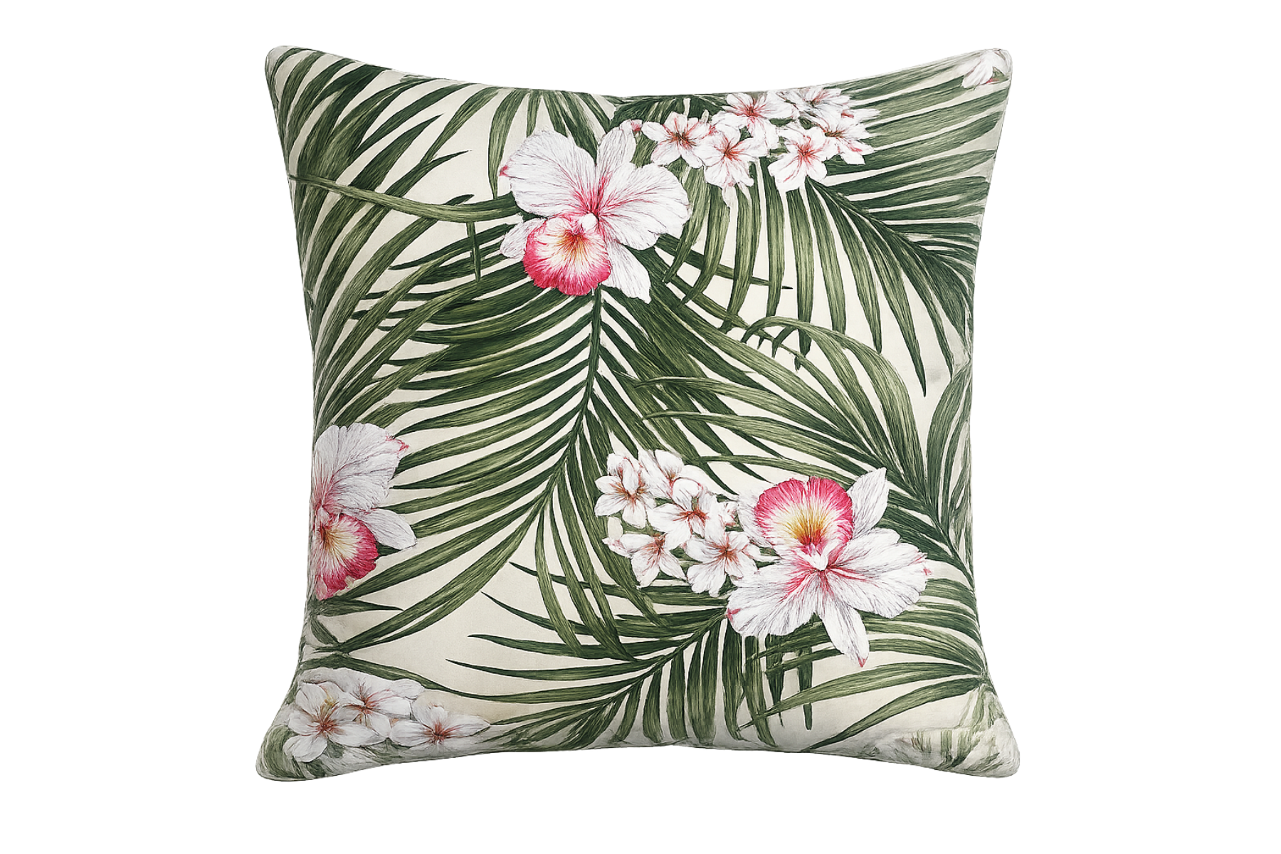Bark Cloth Pillow - Palm Fronds Thumb.png