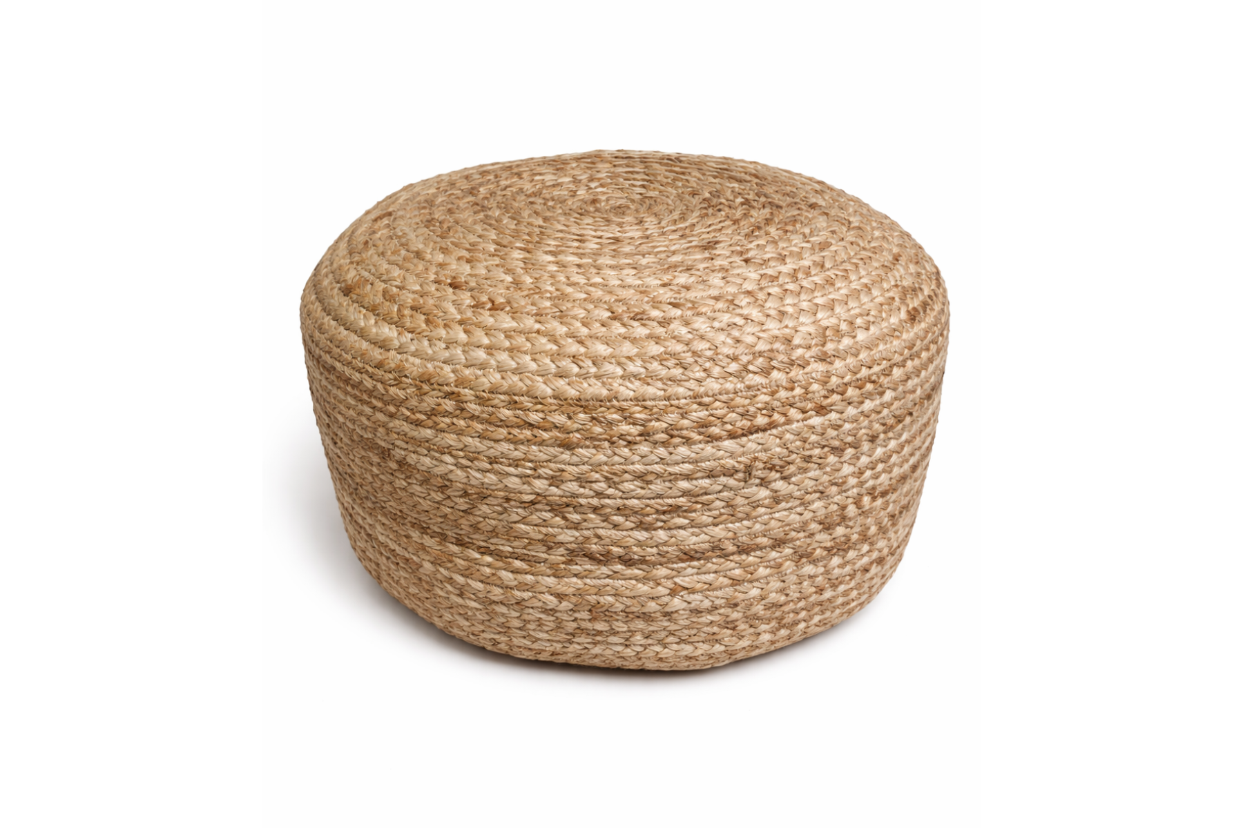 Woven Pouf - Jute